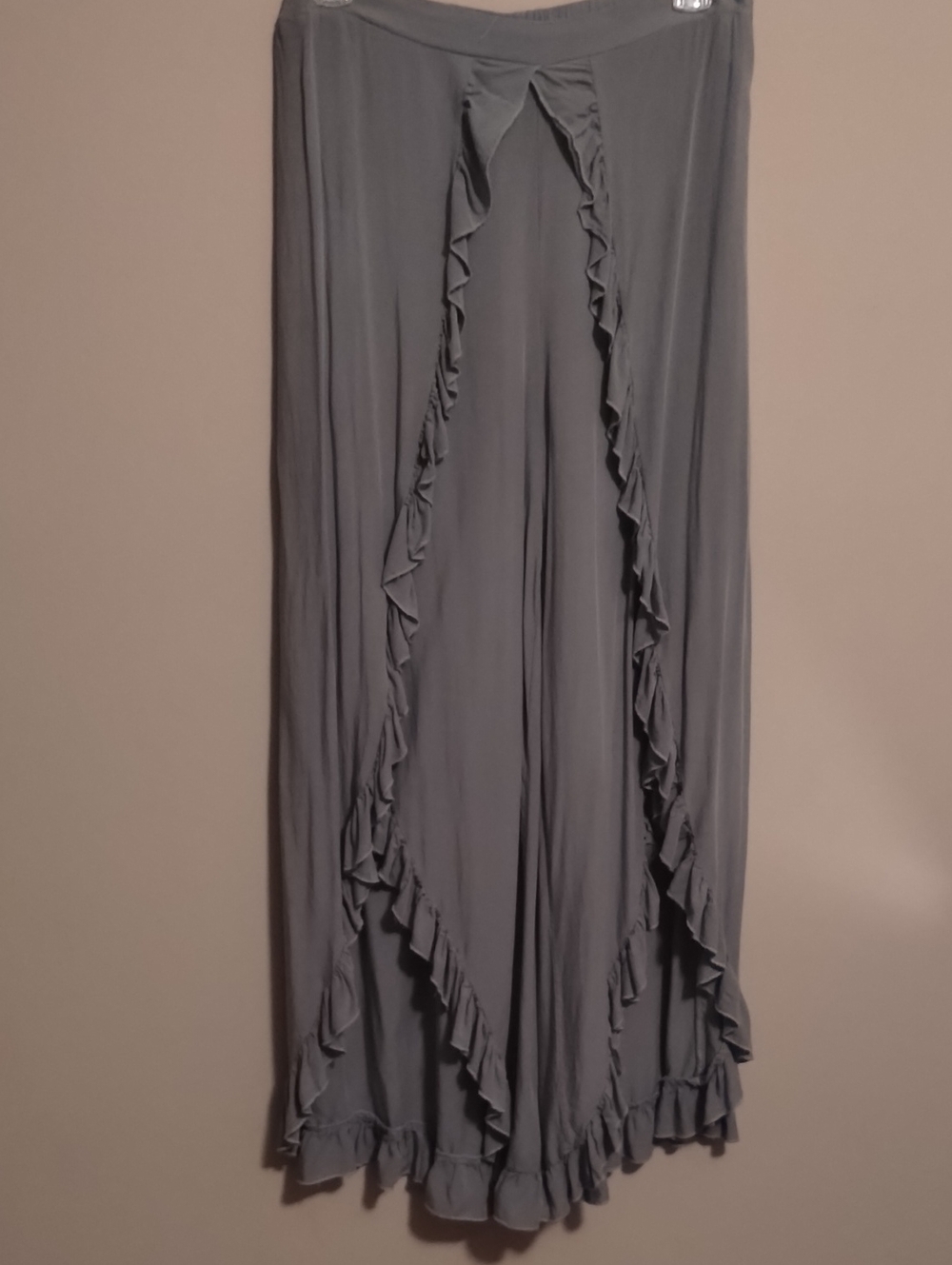 Boho Ruffle Pants L